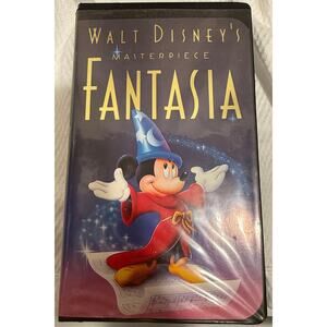 Walt Disney's Masterpiece Fantasia (VHS, 1991) with Clamshell Case